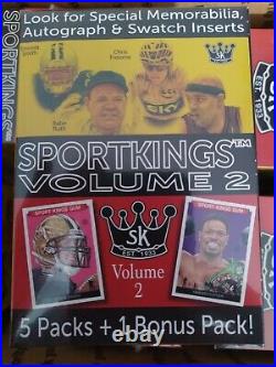 (8) 2021 Sportkings Volume 2 Sealed Value Box Lot