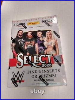 8 Sealed Boxes of 2023 Panini Select WWE Blaster Boxes