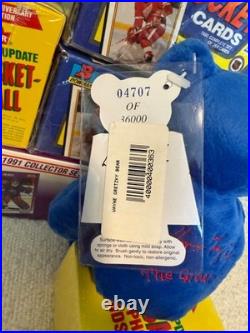 90s Sports Wax Lot! (6) Sealed Boxes Fleer, Bowman & Score + Gretzky Bear & Card