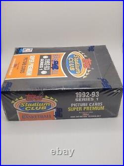92-93 Topps Stadium Club Basketball Series 1 Sealed Box