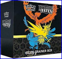 AUTHENTIC SM Hidden Fates SEALED Elite Trainer Box (OFFICIAL Pokemon Cards)