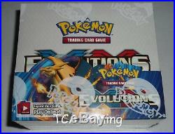 AUTHENTIC XY Evolutions Set SEALED Booster Box (36 Packs OFFICIAL Pokemon Cards)