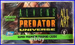 Aliens Predator Universe Super Premium Cards Factory Sealed Box 36 Packs