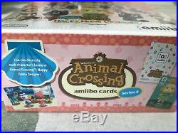 Animal Crossing Series 4 Amiibo Cards Box Of 42 Packets Brand New & Factory Seal