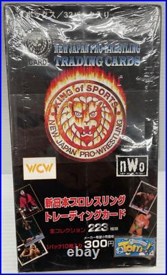 Bandai 1998 New Japan Pro Wrestling Trading Cards Box Sealed Box 32 packs Japan