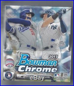 Bowman Chrome 2017 Factory Sealed Baseball Hobby Box
