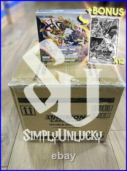 Digimon Card Game Double Diamond Booster Box Case Bt06 288 Packs Sealed +bonus