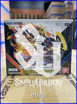 Digimon Card Game Double Diamond Booster Box Case Bt06 288 Packs Sealed +bonus