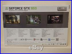 EVGA GeForce GTX 950 02G-P4-2958-KR 2GB FTW Video Card New in sealed Box
