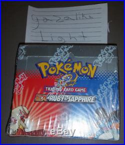 EX ruby & sapphire booster box SEALED! Pokemon card mint condition