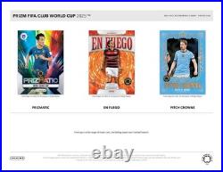 FOUR BOX LOT 2025 Panini FIFA Prizm Soccer Trading Card Mega Box Factory Sealed