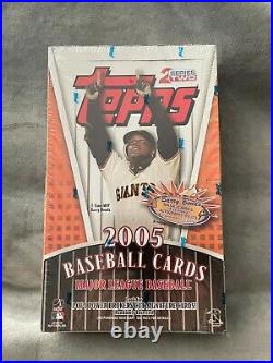 Factory Sealed Box 2005 Topps Series 2 Major League Baseball Trading Cards
