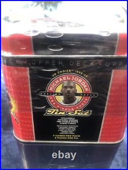 Factory sealed Tin box sports trading cards Michael Jordan