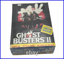 Ghostbusters II 1989 Topps FACTORY SEALED Box 36 Packs Cards Stickers Gum