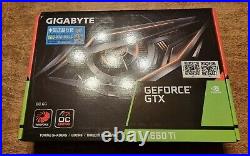 Gygabyte GeForce GTX 1660 TI OC 6G GDDR6 Video Card Open Box Sealed Card