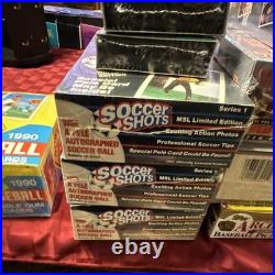 Huge lot of Sports Boxes and Packs. You get all in pictures