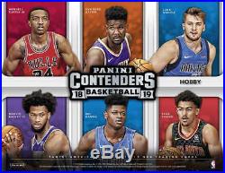 IN STOCK 2018-19 Panini Contenders Basketball Factory Sealed Hobby Box 2 AUTOS