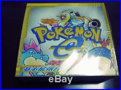 Japanese pokemon card e sealed booster box first edition