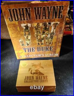 John Wayne Collector Trading Cards Sealed Box & Sealed Binder Breygent