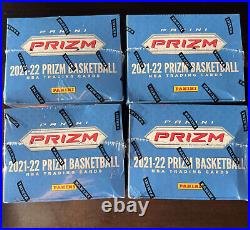 LOT OF 4 2021-22 NBA Prizm Basketball Blaster Box New Sealed Boxes IN HAND Cards