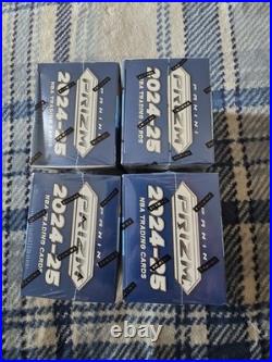 LOT OF 4 2024-25 Panini Prizm NBA Basketball Blaster Boxes Factory Sealed