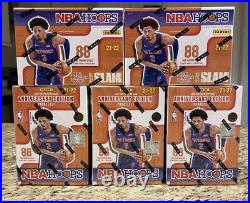 LOT OF 5 2021-22 Panini NBA HOOPS Blaster Box 88 Cards Factory Sealed In Hand