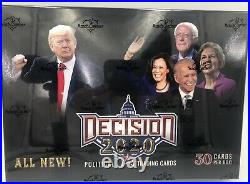 Leaf 2020 Decision Political Trading Cards Hobby Box 3 HIT Cards Sealed
