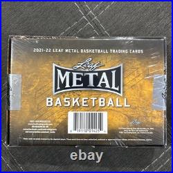Leaf 2021-22 Metal Basketball Sealed Jumbo Box 10 Autos (One is 1/1 Proof Auto)