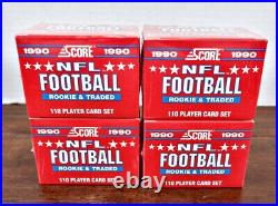 Listing for 1 1990 Score Rookie & Traded Football Box Factory Sealed Cards NFL