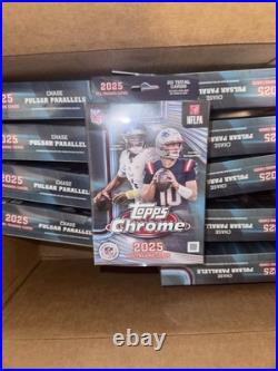 Lot Of 10 2025 Topps Chrome Football Hanger Factory Sealed Boxes