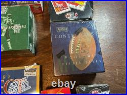 Lot Of 1990's Sealed Boxes of NHL, NFL, MLB, NBA Sports Cards. Original Owner