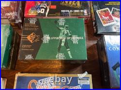 Lot Of 1990's Sealed Boxes of NHL, NFL, MLB, NBA Sports Cards. Original Owner