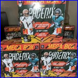 Lot Of 3 New 2025 Panini Phoenix Football Trading Cards Mega Box Sale? Sealed