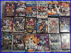 Lot Of 36 Different Variety Football Trading Cards Factory Sealed Blaster Boxes