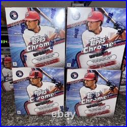 Lot Of x4 2025 Topps Chrome Update Series MLB Trading Cards Mega Box Sealed