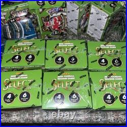 Lot Of x6 2025 Select Football Factory Seal Blaster Boxes Green/Yellow Shock