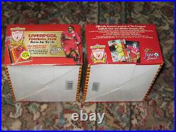 Lot of 2 1998 Futera Liverpool Football Club Factory Sealed Box Soccer Cards