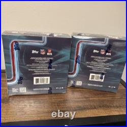 Lot of (2) 2025 Topps Chrome NFL Mega Boxes Factory Sealed, In-Hand, Fast Ship