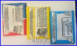 Lot of (3) 1977 79 80 Sealed Topps Baseball Wax Packs Very Nice