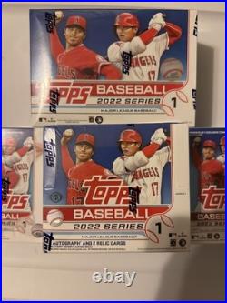 Lot of 4 Boxes Topps 2022 Series 1 HOBBY JUMBO, Mega, Blasters Sealed NEW