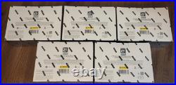 Lot of 5 2024 NFL Optic Donruss Football Mega Box Green Hyper Factory Sealed