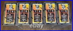 Lot of 5 2024 NFL Optic Donruss Football Mega Box Green Hyper Factory Sealed