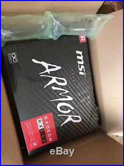 MSI Radeon RX 580 Armor 4G Graphics Card. Brand New Sealed in Box