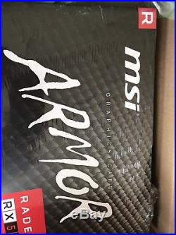 MSI Radeon RX 580 Armor 4G Graphics Card. Brand New Sealed in Box