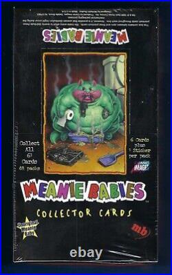 Meanie Babies Collector Cards Factory Sealed Box 48 Packs 1998 Beanies Meet Gpk