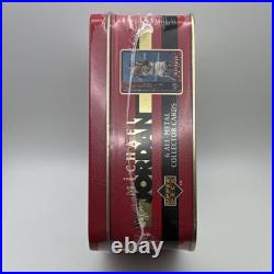 Michael Jordan Upper Deck NEW SEALED Tin Box 6 All Metal Cards NBA Bulls? RARE