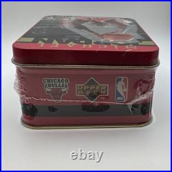 Michael Jordan Upper Deck NEW SEALED Tin Box 6 All Metal Cards NBA Bulls? RARE