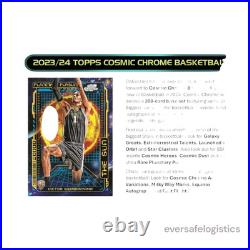NBA 2023-24 Topps Cosmic Chrome Basketball Hobby Box Factory Sealed Sports Card