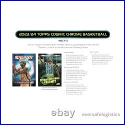 NBA 2023-24 Topps Cosmic Chrome Basketball Hobby Box Factory Sealed Sports Card