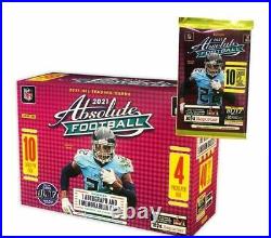 NEW 2021 Panini Absolute Football Sealed Mega Box NFL (40 Cards Per Box) SEALED